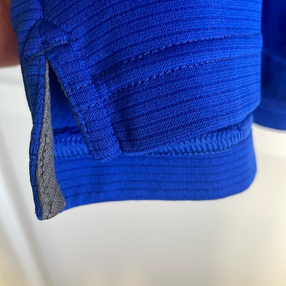 Under Armour Heat Gear mens loose fit blue s/s polo shirt EUC - Picture 6 of 10